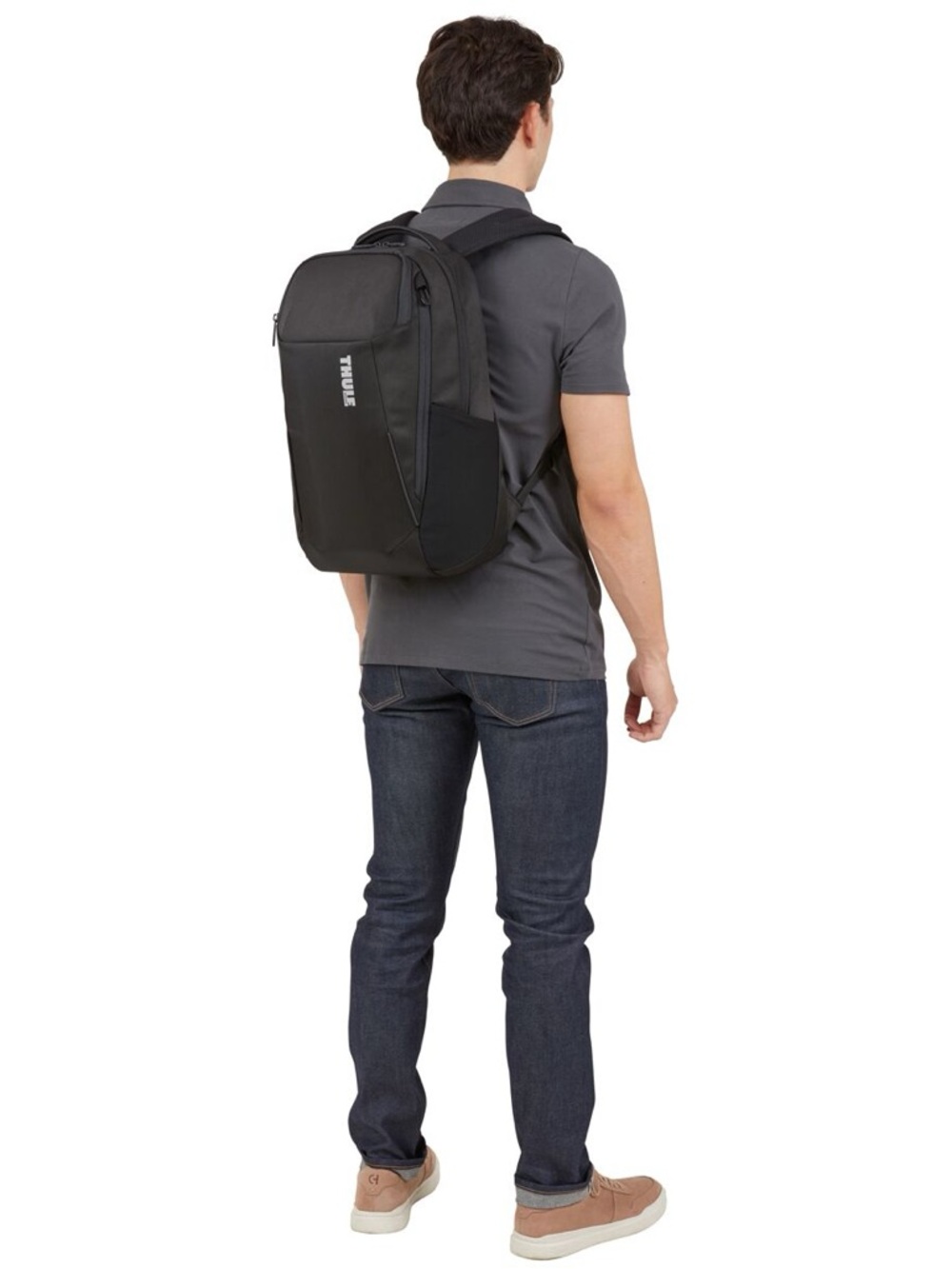 NWT Thule Black Men's Women’s Everyday Tech Laptop Travel Accent Backpack 23L - Picture 6 of 11